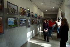 На ГТРК «Саратов» открылась персональная выставка фоторабот Бориса Игудина «Родные просторы»