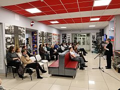 В музее истории радио и телевидения ГТРК «Саратов» прошла авторская интерактивная лекция Татьяны Пашкиной «Саратов в годы Великой Отечественной войны»