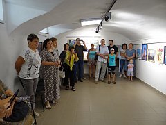 В Хвалынске открылась персональная выставка художника Александра Дьякова